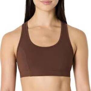 Amazon Essentials Racerback Sports Bra Rich Hazel XS
